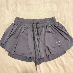 Athletic Layered Running Shorts - Charcoal